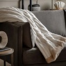 Gallery Whinfell Luxury Faux Fur Throw - Cream