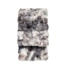 Gallery Direct Gallery Marshmallow Marble Rabbit Faux Fur Throw