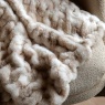 Gallery Direct Gallery Deco Luxe Ruched Faux Fur Throw