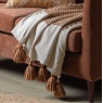 Gallery Dolby Woven Throw - Rust