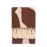 Gallery Direct Gallery Alma Abstract Throw - Chocolate