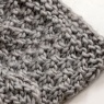 Gallery Direct Gallery Moss Chunky Knitted Throw - Grey