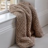 Gallery Direct Gallery Moss Chunky Knitted Throw - Oatmeal