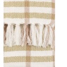 Gallery Avro Grid Woven Throw - Green / Rust