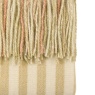 Gallery Direct Gallery Lille Jaquard Stripe Throw - Rust / Sage