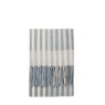 Gallery Direct Gallery Lille Jaquard Stripe Throw - Blue / Natural