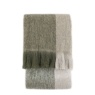 Gallery Direct Gallery Heritage Check Faux Mohair Throw - Green