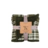 Gallery Direct Gallery Tartan Sherpa Throw - Olive