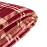 Gallery Direct Gallery Tartan Sherpa Throw - Mulberry