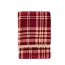 Gallery Direct Gallery Tartan Sherpa Throw - Mulberry