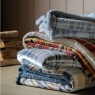 Gallery Direct Gallery Tartan Sherpa Throw - Grey