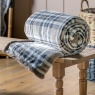 Gallery Tartan Sherpa Throw - Natural