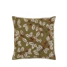 Gallery Direct Gallery Acorn Embroidered Cushion Olive