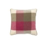 Gallery Direct Gallery Dursley Check Cushion - Cranberry & Olive