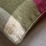 Gallery Direct Gallery Dursley Check Cushion - Cranberry & Olive