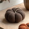 Gallery Direct Gallery Knitted Pumpkin Brown