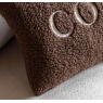 Gallery Direct Gallery Cosy Embroidered Cushion Chocolate