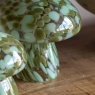 Gallery Direct Gallery Confetti Glass Mushrooms - Set Of 2 - Forest Green
