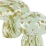 Gallery Direct Gallery Confetti Glass Mushrooms - Set Of 2 - Forest Green