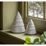 Gallery Woodland Set of 2 Ceramic Tree Ornament White