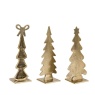 Gallery Direct Gallery Heritage Set of 3 Tree Ornaments Gold