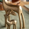 Gallery Direct Gallery Woodland Set of 2 Metal Stags Gold