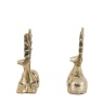 Gallery Direct Gallery Stag Antique Gold Set of 2 Decorations