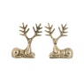 Gallery Direct Gallery Stag Antique Gold Set of 2 Decorations