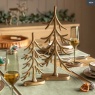 Gallery Direct Gallery Woodland Set of 2 Metal Tree Ornaments Gold