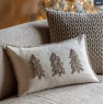 Gallery Direct Gallery Deco Luxe Embroidered Trees Cushion