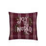Gallery Direct Gallery Heritage Joy To The World Cushion Merlot
