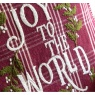 Gallery Direct Gallery Heritage Joy To The World Cushion Merlot