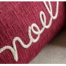 Gallery Direct Gallery Heritage Noel Embroidered Cushion Merlot