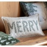 Gallery Woodland Embroidered Merry Cushion