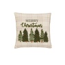 Gallery Direct Gallery Woodland Merry Christmas Trees Cushion