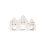 Gallery Direct Gallery Pearly White Houses Tealight Holder