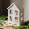Gallery Pearly White House Tealight Holder Single