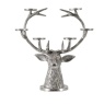 Gallery Direct Gallery Stag Candelabra Aluminium