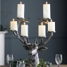 Gallery Direct Gallery Stag Candelabra Aluminium