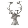 Gallery Direct Gallery Stag Candelabra Aluminium