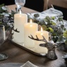 Gallery Direct Gallery Stag Candleholder Aluminium