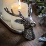 Gallery Direct Gallery Stag Candleholder Aluminium