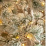 Gallery Direct Gallery Flocked Pine LED Christmas Tree 7ft