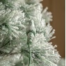 Gallery Direct Gallery Flocked Pine LED Christmas Tree 7ft