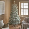 Gallery Direct Gallery Flocked Pine LED Christmas Tree 7ft