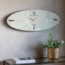 Thomas Kent Greenwich Ellipse Wall Clock Snow White