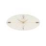 Gallery Direct Thomas Kent Greenwich Ellipse Mantle Clock Walnut