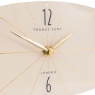 Gallery Direct Thomas Kent Greenwich Ellipse Mantle Clock Oak Stripe