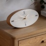 Thomas Kent Greenwich Ellipse Mantle Clock Oak Stripe