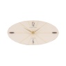 Gallery Direct Thomas Kent Greenwich Ellipse Mantle Clock Oak Stripe